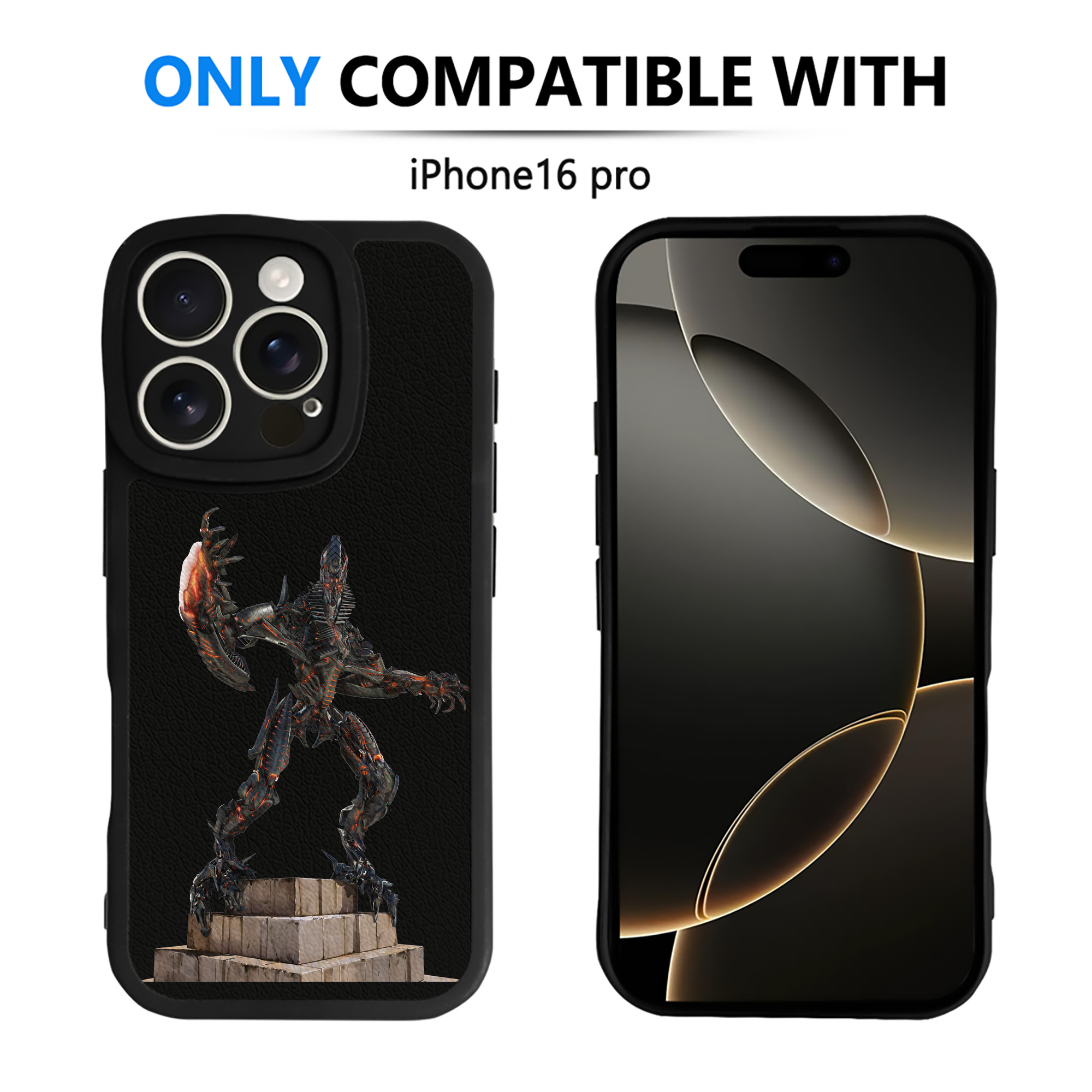 （画像用） Transformers トランスフォーマー 【iPhone 16シリーズ対応】シリコンスマホケース（レザー調） 材質：シリコン